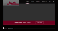 Desktop Screenshot of meritelec.com